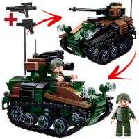 Строительные блоки танк Визель плавает армия армия Лего оружие