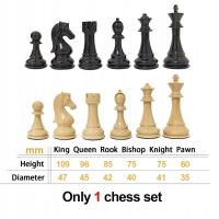 tylko szachy w stylu Plastikowa imitacja drewniany