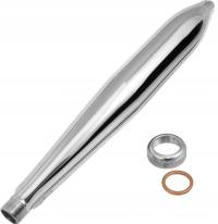 ГЛУШИТЕЛЬ ТРУБА ВЫХЛОП РОМЕТ КОМАР ГОНЧАЯ КАДЕТ ХРОМ