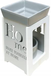 Kominek zapachowy do wosków olejków podgrzewaczy aromaterapia szary