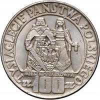 #B09# Polska, PRL, 100 złotych 1966, Mieszko i Dąbrówka