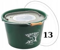 SADZYK WIADRO POJEMNIK NA ŻYWCA 13 L + POKRYWA