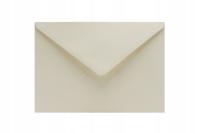 KOPERTY Ozdobne C6 Kość Słoniowa 50 szt Eleganckie Zaproszenia 120g