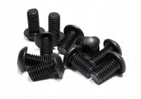Śruba kulista czarny ocynk M5x8 10szt.