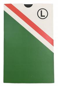 Legia Warszawa записная книжка в суперобложке с ластиком