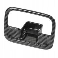 Elektroniczne wykończenie panelu hamulca ręcznego Zamiennik koloru włókna