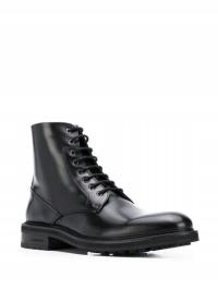 AllSaints CZARNY Skórzane buty Britt 44