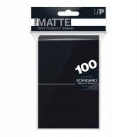 UP Czarne Koszulki na karty Ultra Pro Pro-Matte Non-Glare 66x91 Black 100s