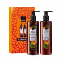 AVON Senses Essence Zestaw prezentowy Liść geranium i pomarańcza