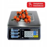 WAGA ELEKTRONICZNA SKLEPOWA Z LEGALIZACJĄ 15KG 30KG LICZĄCA KALKULACYJNA