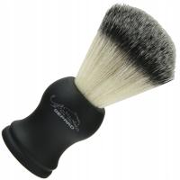 Profesjonalny pędzel do golenia gęste włosie barberski czarny barber