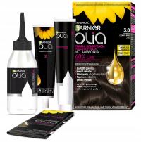 Garnier Olia Permanentna Koloryzacja Farba Do Włosów 3.0 Bardzo Ciemny Brąz