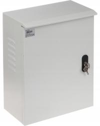 Металлический корпус 395 x 306 x 180 мм запираемый на ключ