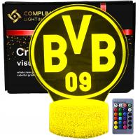 Lampka 3D nocna led usb Borussia Dortmund BVB