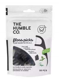 The Humble Co. Натуральные зубные нити для зубных нитей древесный уголь 50 шт.