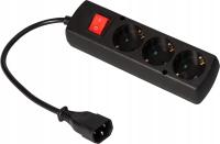 Listwa zasilająca Jonex 0,3 m 3 gniazd