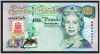 15.gu.Gibraltar, 5 Funtów 2000 Milenium, St.1