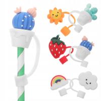 6 SZTUK WIELOKROTNEGO UŻYTKU CZAPKI Z KRESKÓWEK NA SŁOMKĘ WYKWINTNE SŁOMKOWE CZAPKI SŁOMKA OZDOBNA