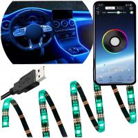 Полоса лента RGB светодиодная лента USB светодиодные неоновые вывески для дистанционного управления для автомобиля автомобиля 3М