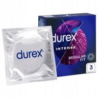 Prezerwatywy Durex INTENSE prążki i wypustki potęgujące orgazm 3 szt.