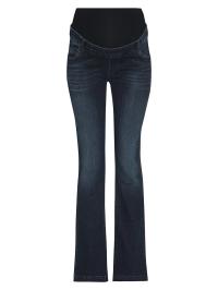 Damskie spodnie jeansowe ciążowe bootcut granatowe Bellybutton