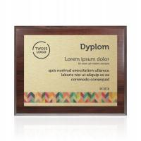 Dyplom Podziękowanie Prezent na desce MDF 30x38cm