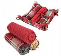 Ręczniki Kuchenne Świąteczne w Koszyku Komplet Ścierki PREZENT MORAJ 40x70