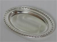 Tacka posrebrzana, lakierowana, Elegancka