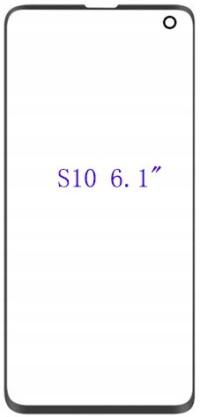 Szyba LCD przód z OCA Napraw Ekran Samsung S10