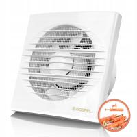 Вентилятор для ванной комнаты 120 мм DOSPEL 150m3 / h потолочный настенный бесплатный винт
