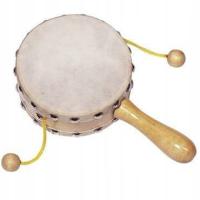 Bębenek żebraka Instrument z uchwytem Goki