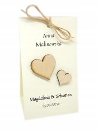 WS10 * свадебные благодарности для гостей виньетка свадьба свадьба 2 в 1 сердца