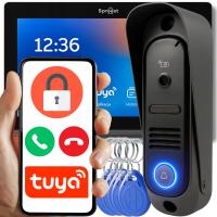 ВИДЕОДОМОФОН WIFI TUYA ПРОВОДНОЙ ВИДЕОДОМОФОН КОМПЛЕКТ RFID СЧИТЫВАТЕЛЬ ДВЕРНОЙ ЗВОНОК