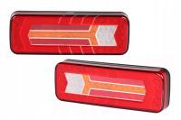 Zestaw Lampa Lampy tył led dioda Neon 12/24V Lawety Pomoc Przyczepki BUS