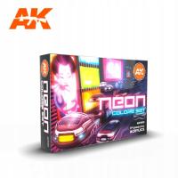 AK-Interactive Neon Colors Paint Set
