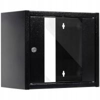 Szafa wisząca Netrack 010-060-300-012 czarna 6U