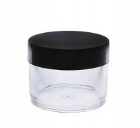 Баночка для косметики гель блеск 30 мл черный