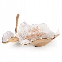 PATERA DEKORACYJNA DONATO BIAŁA 40X30X11 CM