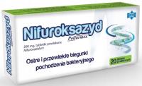 Nifuroksazyd lek na biegunkę 200 mg 20 tabletek