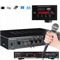 WZMACNIACZ BLUETOOTH UNIWERSALNY WZMACNIACZ STEREO HIFI CYFROWY 2000W FM