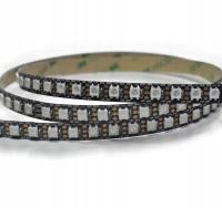 Taśma LED adresowalna WS2812B 74 d/m black Arduino 1m