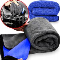 RĘCZNIK MIKROFIBRA 60X90 NIEBIESKI do osuszania auta samochodu lakieru