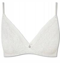 GEORGE miękki biustonosz Non Wired Lace Trim First Bra 60A