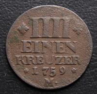 ANK CHRISTIAN IV 1/4 KREUZER 1579 Birkenfeld - Zweibrücken rzadsza