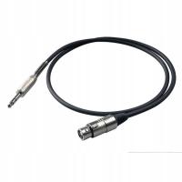 Proel Bulk210LU2 XLR Jack 6,3 mm TRS 2m Kabel mikrofonowy audio