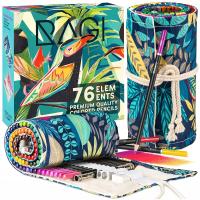 Профессиональные карандаши для рисования пенал с оборудованием 76 el