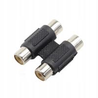 RCA Female To Female 10pcsJack Plug RCA Male To Male Connector AV Cabl Plug