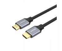 Unitek kabel HDMI 2.1 8K UHD 5m C140W czarny błyszczący