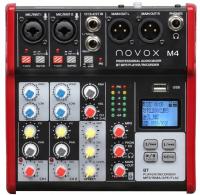NOVOX M4 MKII - MIKSER ANALOGOWY AUDIO MP3/USB/BT