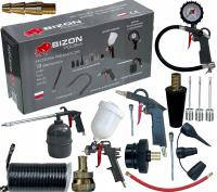 Zestaw narzędzi pneumatycznych do kompresora wąż akcesoria pistolet 18 ele